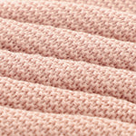 Light Pink Classic Knit 100% Cotton Cellular Blanket Ideal for Prams, cots 100cm x 80cm