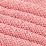 Pink Classic Knit 100% Cotton Cellular Blanket Ideal for Prams, cots 100cm x 80cm