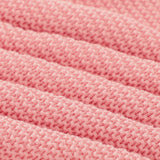 Pink Classic Knit 100% Cotton Cellular Blanket Ideal for Prams, cots 100cm x 80cm
