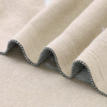 Llama Cream 100% Cotton Cellular Blanket Ideal for Prams, cots. 100cm x 80cm