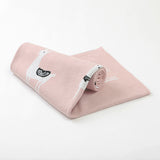 Llama Pink 100% Cotton Cellular Blanket Ideal for Prams, cots. 100cm x 80cm