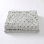 Grey Weave 100% Cotton Cellular Blanket Ideal for Prams, cots 100cm x 80cm