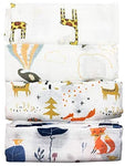 Animal Friends Baby Muslins Squares - Set of 4  Size 60cm x 60cm
