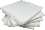 Muslin Squares - Pure White - 100% Cotton - Pack of 5