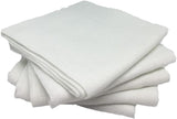 Muslin Squares - Pure White - 100% Cotton - Pack of 5