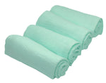 Muslin Squares - Light Green - 100% Cotton - Pack of 4